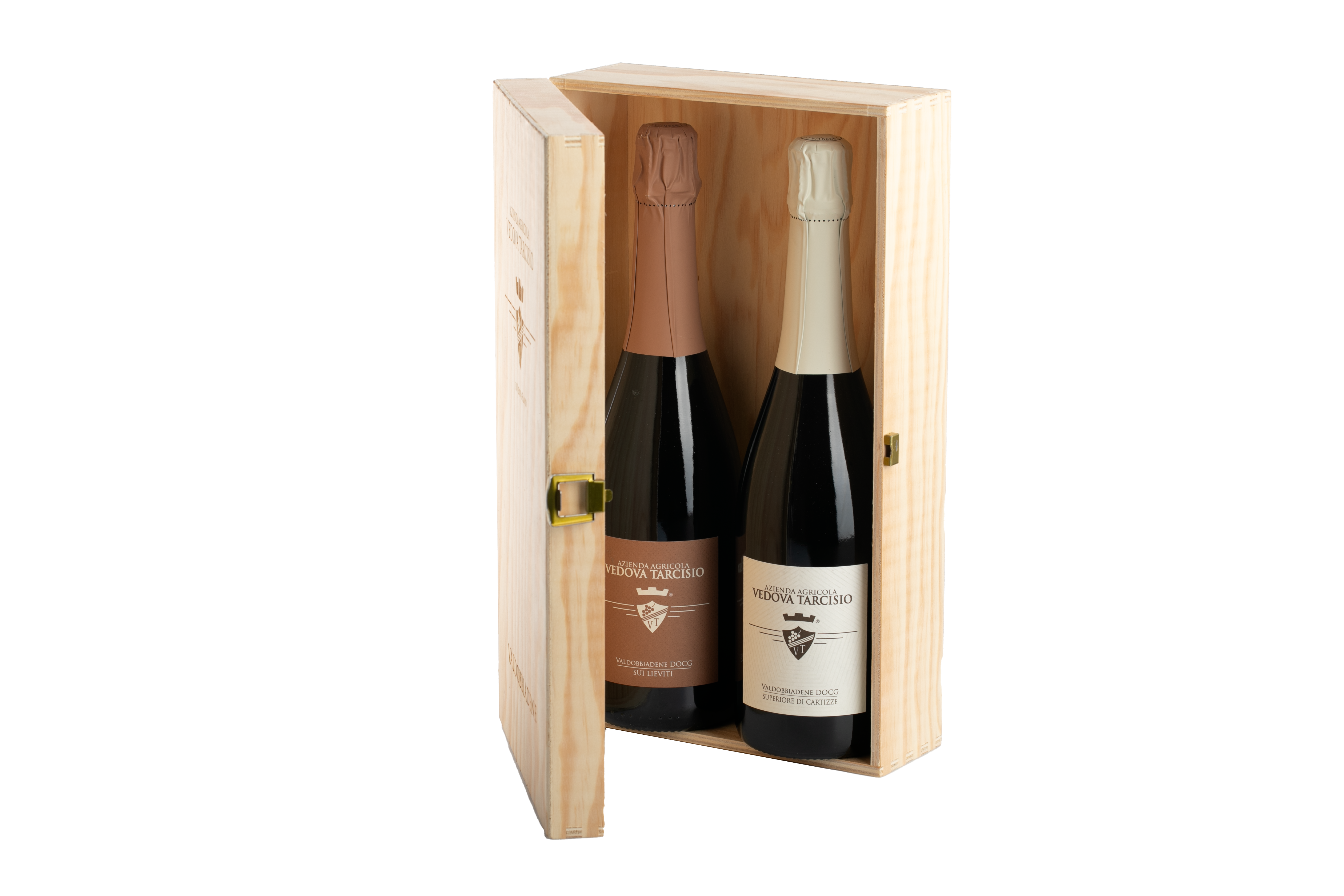 Box Regalo da 2 Bottiglie: Cartizze e Sui Lieviti